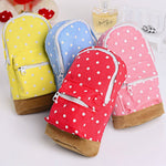 School Bag Pen Case Student&#39;s Canvas Pencil Case Children Pen Bag