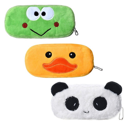 Pencil Case Plush Large Pen Bag School Supplies
